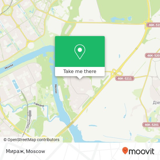 Мираж, Москва 109429 map