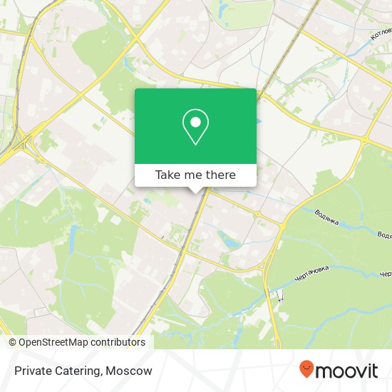 Private Catering, Профсоюзная улица, 104 Москва 117437 map