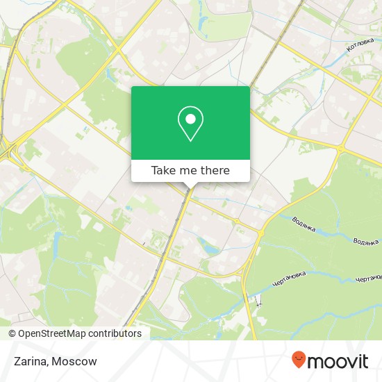 Zarina, Профсоюзная улица Москва 117485 map