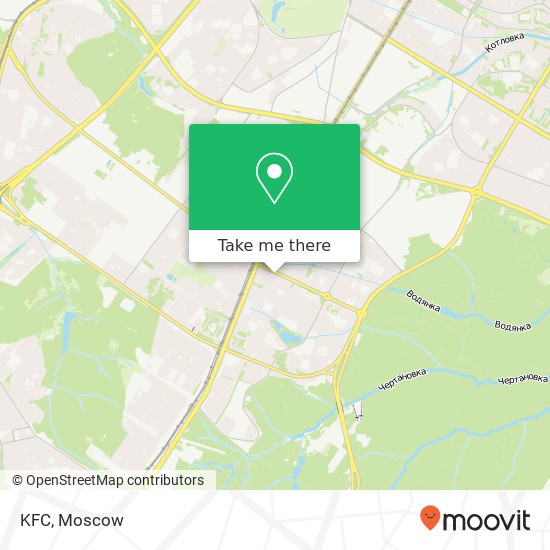 KFC, улица Миклухо-Маклая, 32 Москва 117279 map