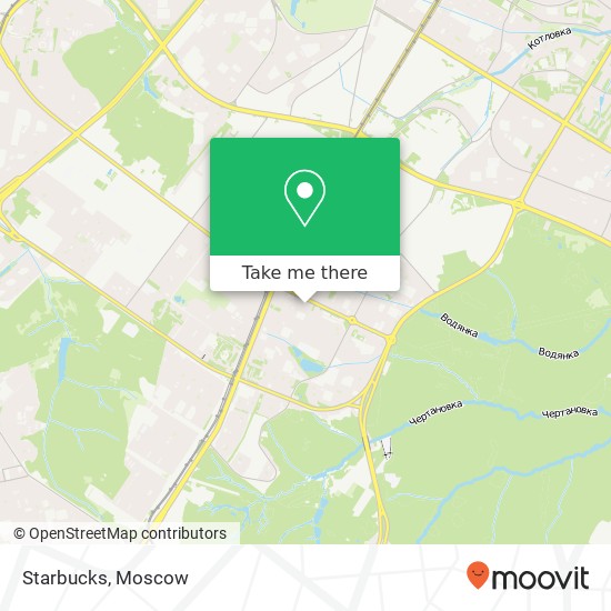 Starbucks, Москва 117279 map