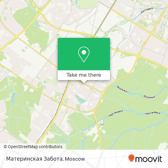 Материнская Забота, улица Миклухо-Маклая Москва 117279 map
