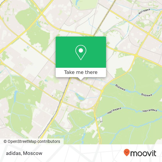 adidas, улица Миклухо-Маклая, 32 Москва 117279 map