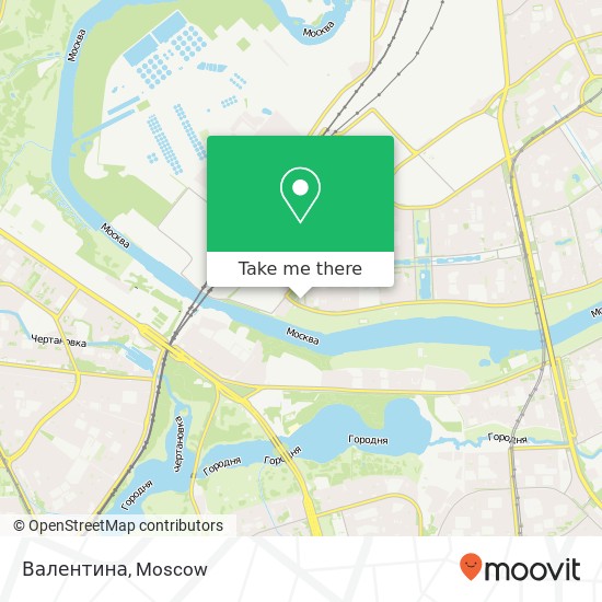 Валентина, Москва 109651 map