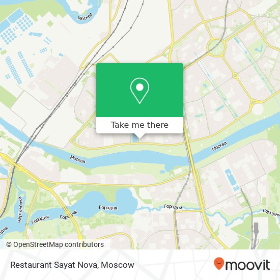 Restaurant Sayat Nova, Москва 109144 map