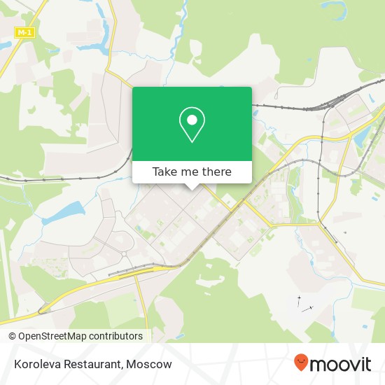 Koroleva Restaurant, Москва 119634 map