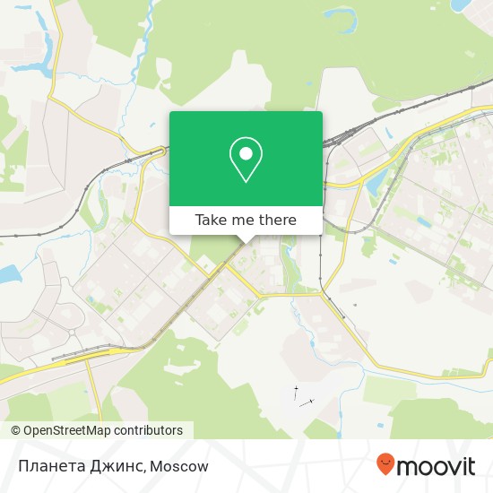 Планета Джинс, Москва 119633 map