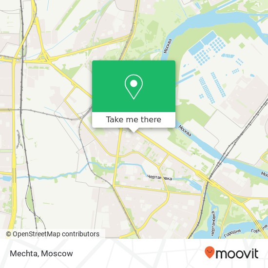 Mechta, Каширское шоссе Москва 115409 map
