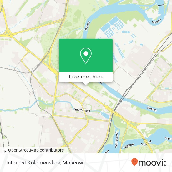 Intourist Kolomenskoe, Каширское шоссе Москва 115409 map