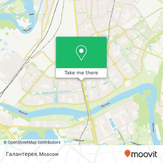 Галантерея, Москва 109369 map