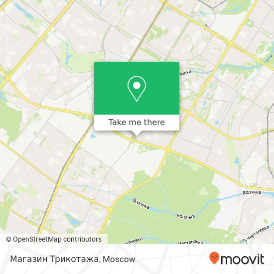 Магазин Трикотажа, Москва 117246 map
