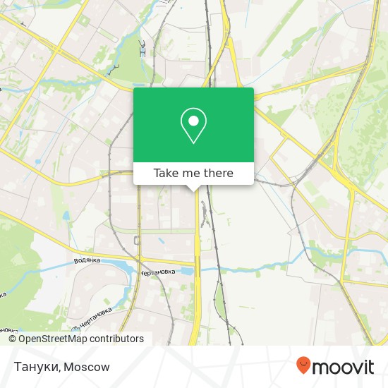 Тануки, Москва 117556 map