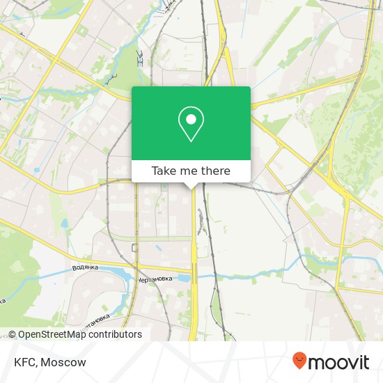 KFC, Варшавское шоссе Москва 117556 map