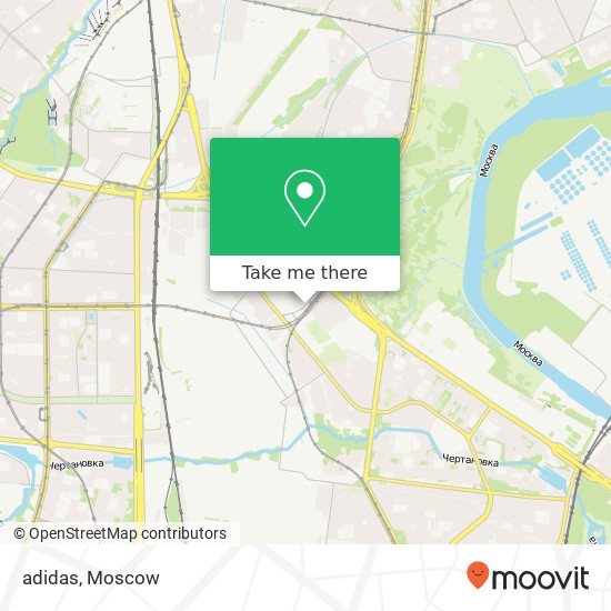 adidas, Каширское шоссе, 26 Москва 115478 map