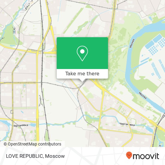 LOVE REPUBLIC, Каширское шоссе, 26 Москва 115478 map