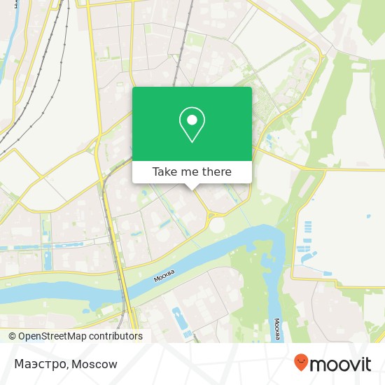 Маэстро, Москва 109469 map