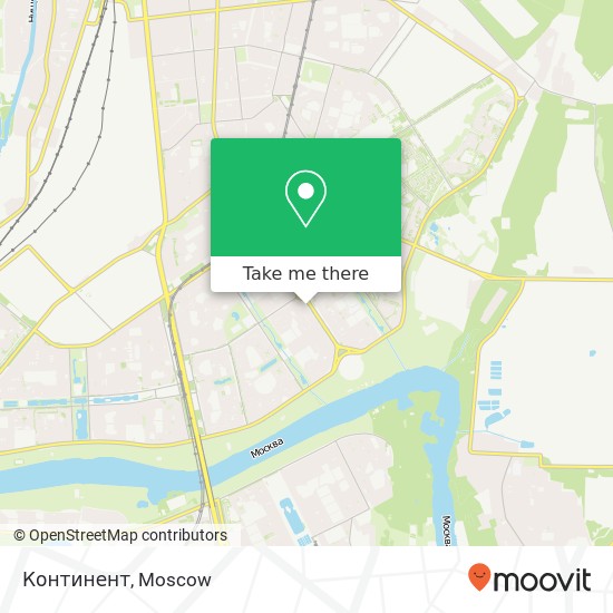Континент, Братиславская улица Москва 109469 map