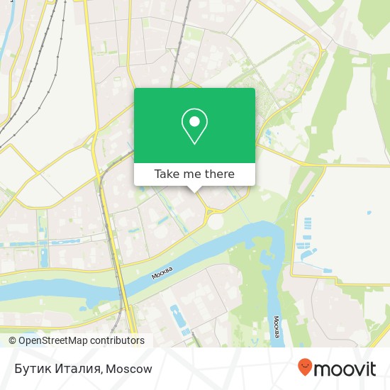 Бутик Италия, Москва 109469 map