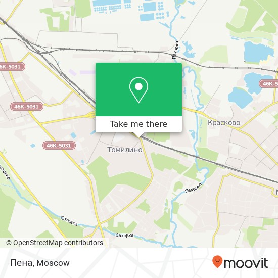 Пена, улица Никитина Люберецкий район 140072 map