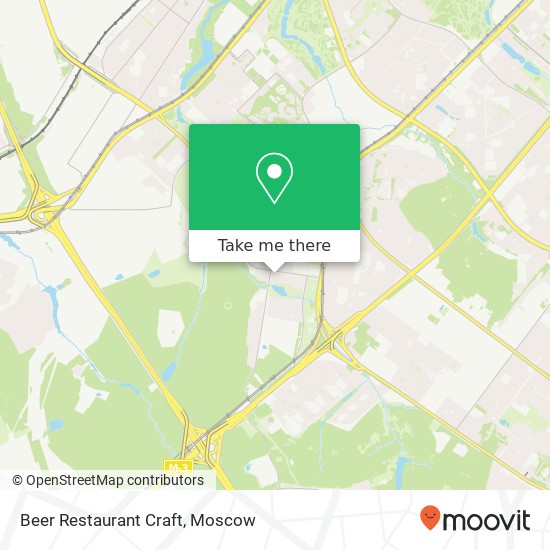 Beer Restaurant Craft, Москва 119571 map