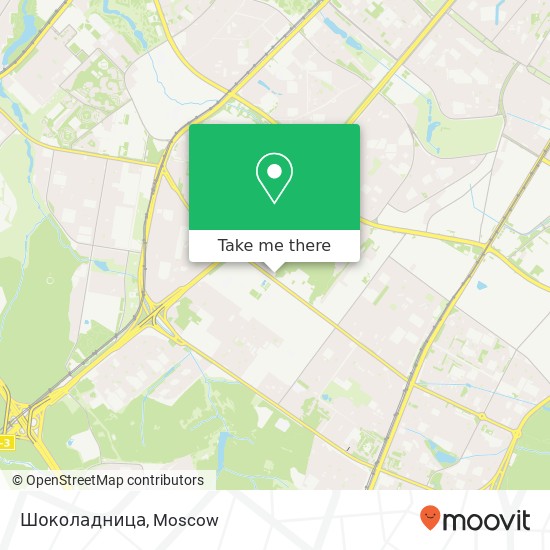 Шоколадница, Москва 117198 map