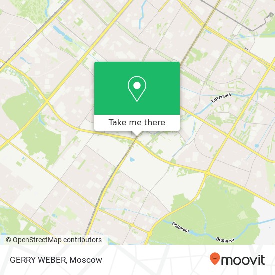 GERRY WEBER, Профсоюзная улица, 61A Москва 117420 map