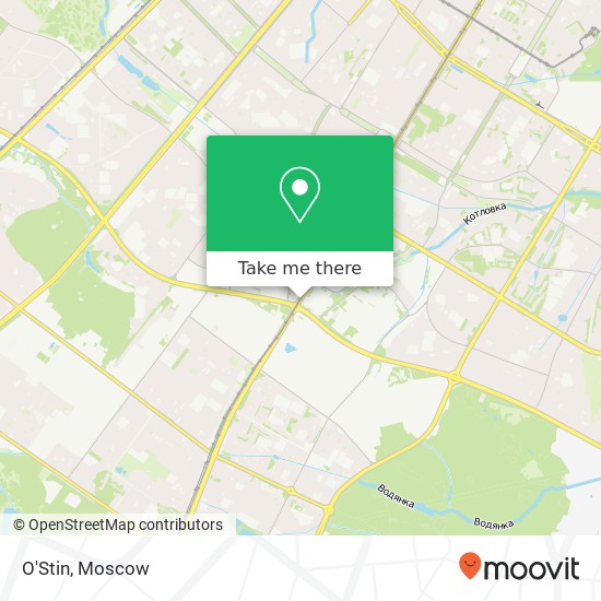 O'Stin, Профсоюзная улица Москва 117420 map