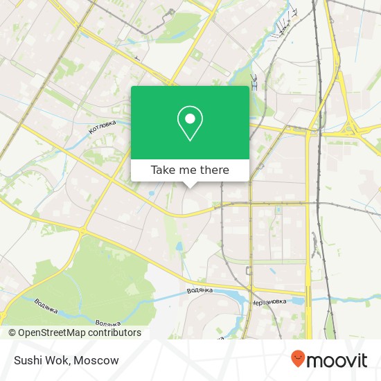 Sushi Wok, Москва 117303 map
