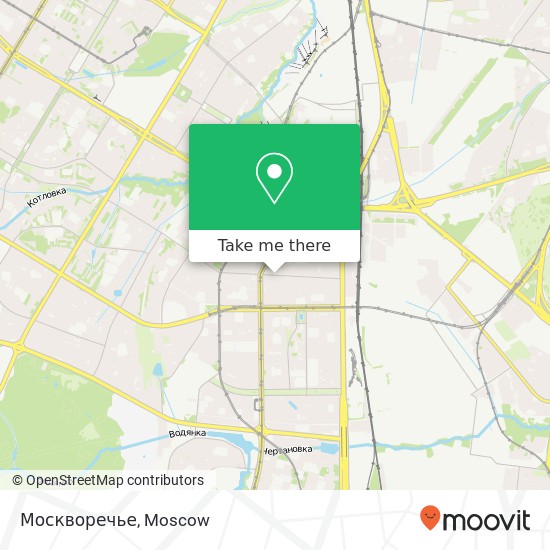 Москворечье, Болотниковская улица Москва 117638 map