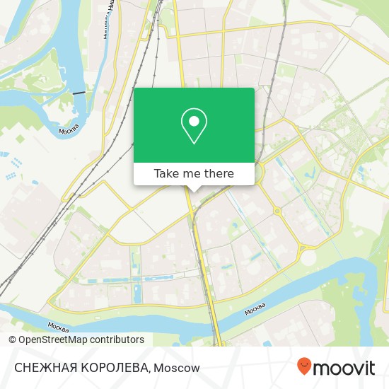 СНЕЖНАЯ КОРОЛЕВА, Москва 109341 map