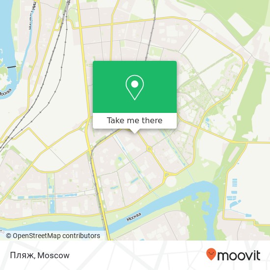 Пляж, Москва 109451 map