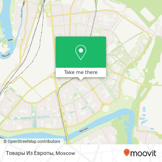 Товары Из Европы, Москва 109451 map