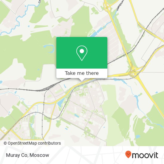 Muray Co, Боровское шоссе Москва 119618 map