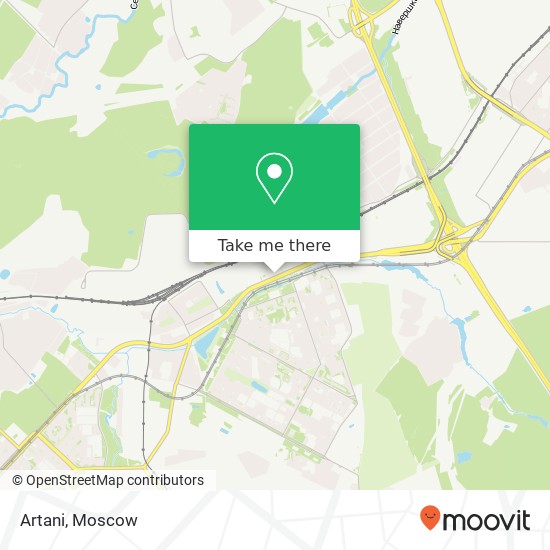 Artani, Боровское шоссе, 6 Москва 119618 map