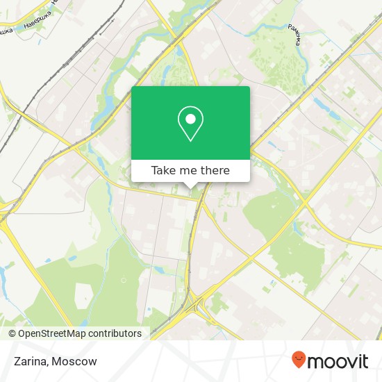 Zarina, улица Покрышкина, 4 Москва 119602 map