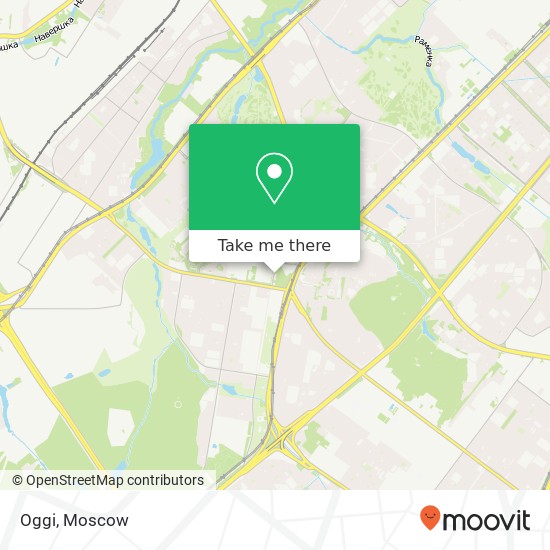 Oggi, улица Покрышкина Москва 119602 map