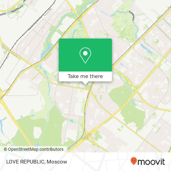LOVE REPUBLIC, улица Покрышкина, 4 Москва 119602 map