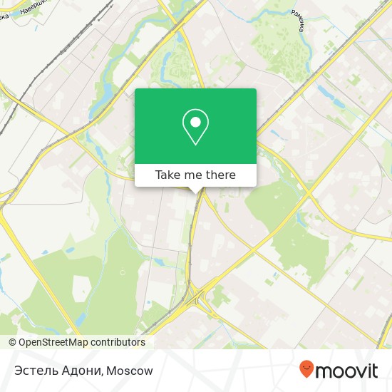 Эстель Адони, Москва 119571 map
