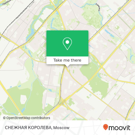 СНЕЖНАЯ КОРОЛЕВА, Москва 119526 map