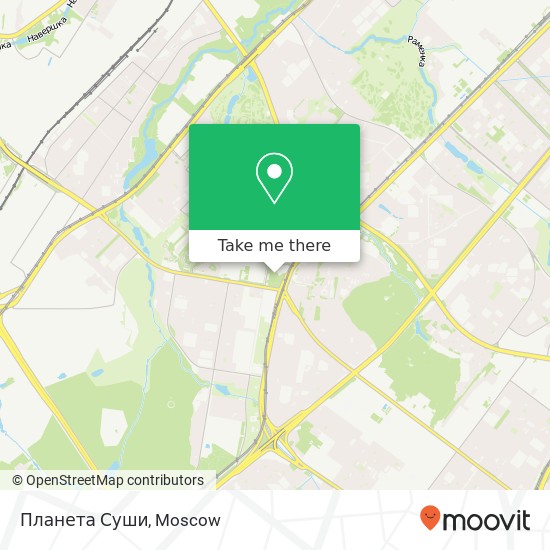 Планета Суши, Москва 119602 map
