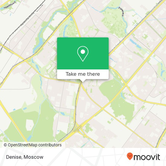 Denise, Москва 119526 map