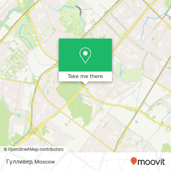 Гулливер, Москва 119421 map