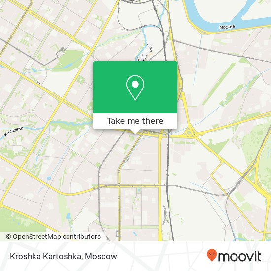 Kroshka Kartoshka, Нахимовский проспект Москва 117638 map