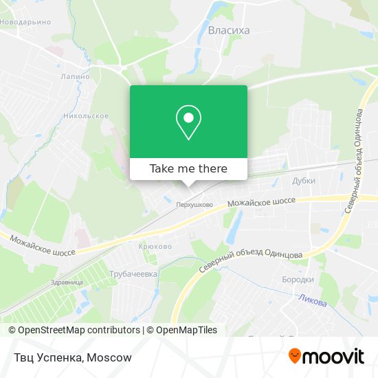 Твц Успенка map