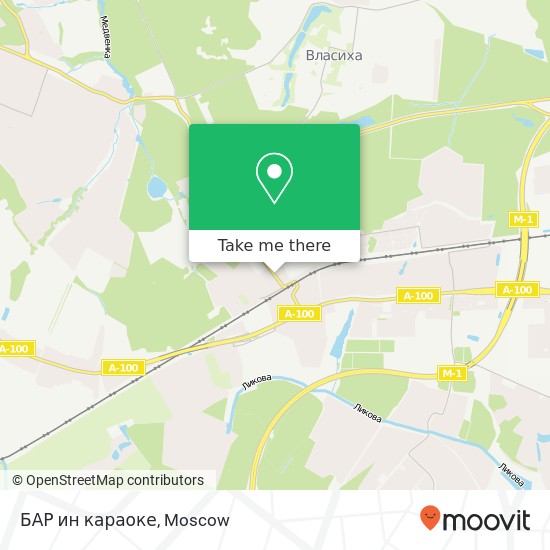 БАР ин караоке map