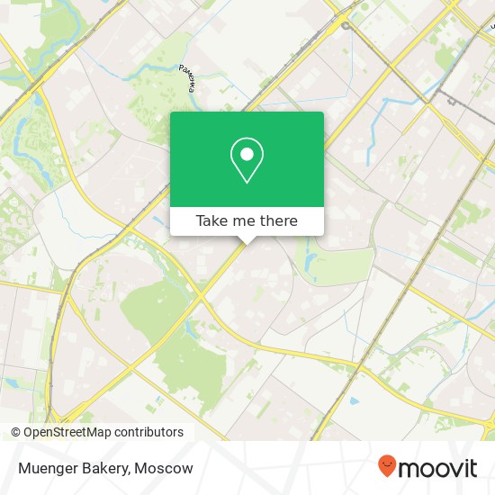 Muenger Bakery, Ленинский проспект Москва 119421 map
