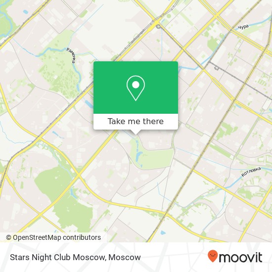 Stars Night Club Moscow map