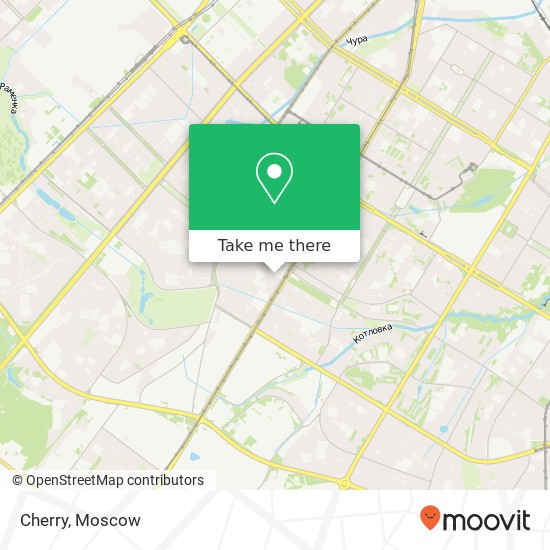 Cherry, Москва 117393 map