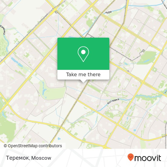 Теремок, Москва 117393 map