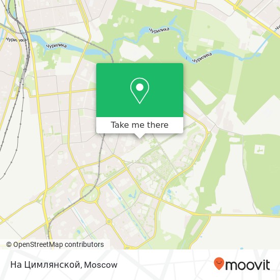 На Цимлянской, Москва 109559 map